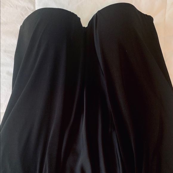 Victoria's Secret Clothing, Black Trapeze Strapless Dress W Push-Up Bra, SZ 38 C - Picture 7 of 8